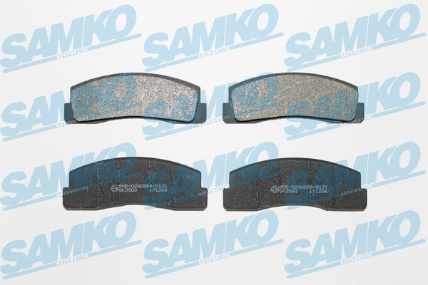 Brake pad set SAMKO 5SP179 SAMKO 5SP179 2010 LADA NIVA brake pads replacement