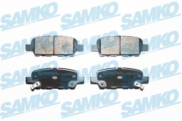 SAMKO Piduriklotsid 5SP1839 5SP1839 Piduriklotsid NISSAN ALTIMA SAMKO