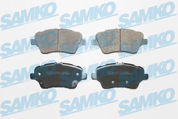 SAMKO Bromsbelägg 5SP1856 Byta Bromsbelägg Ford Transit Courier Kombi kostnad SAMKO 5SP1856