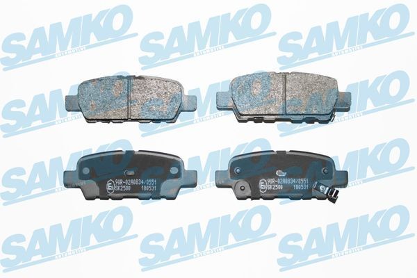SAMKO Piduriklotsid 5SP1862 SAMKO 5SP1862 Sport piduriklotsid Nissan Tiida SС11 originaal hind