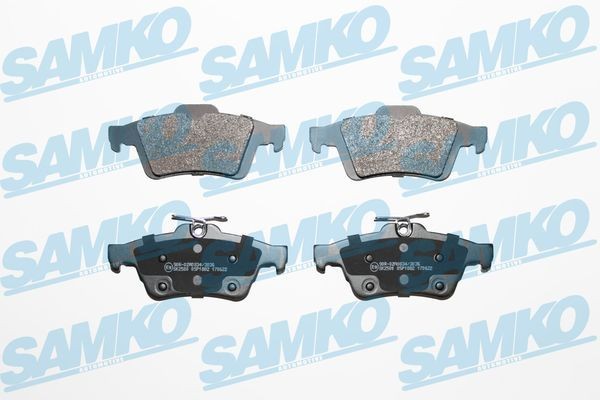 SAMKO Bromsbelägg 5SP1882 5SP1882 SAMKO bromsbeläggsats Volvo 240
