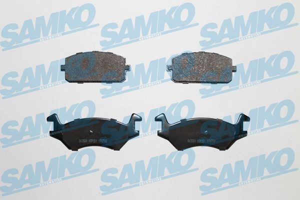 SAMKO Plaquettes de frein 5SP251 SAMKO 5SP251 Plaquettes de frein TOYOTA Starlet II Break (KP60) 1.3 (KP61_) 56 CV 1978