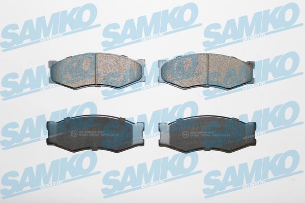 SAMKO Brake pad set 5SP264 SAMKO 5SP264 Brake pad set NISSAN Pick Up (D22) 2.5 TD 4WD 103 hp 2004