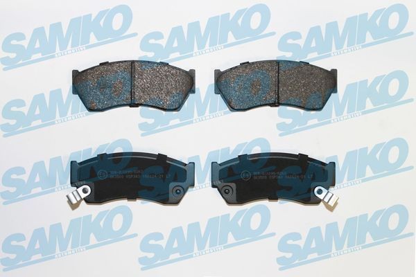 SAMKO Brzdové doštičky/platničky 5SP343 Športové brzdové doštičky SUBARU SAMKO 5SP343