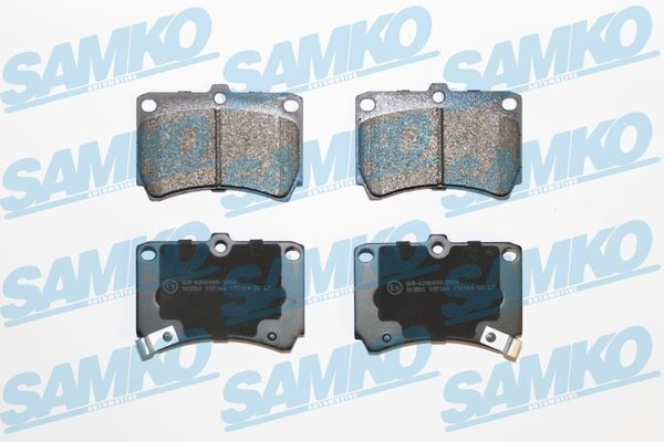 SAMKO Kit pastiglie freni 5SP366 SAMKO 5SP366 Pastiglie dei freni Mazda 323 BF originale prezzo