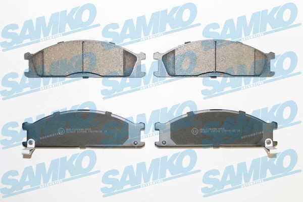 SAMKO Brzdové doštičky/platničky 5SP378 SAMKO Športové brzdové doštičky SUBARU 5SP378