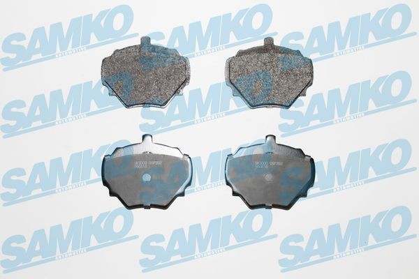 SAMKO Brake pad set 5SP392 SAMKO 5SP392 front and rear brake pads Land Rover Discovery 1
