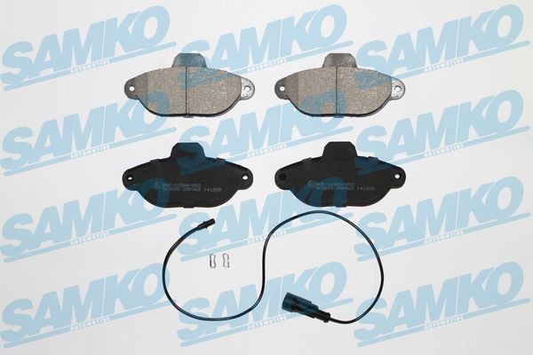 Brake pad set SAMKO 5SP462 SAMKO 5SP462 Brake pads Fiat SEICENTO 2008