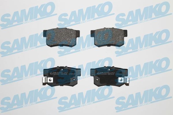 SAMKO Bremseklosser 5SP508 SAMKO 5SP508 Sportsbremseklosser FR-V (BE) originale pris