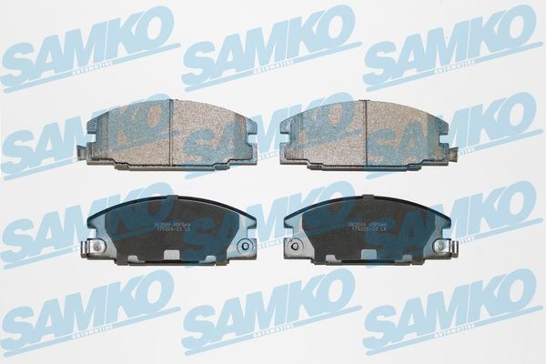 SAMKO Τακάκια φρένων 5SP544 SAMKO 5SP544 Τακάκια φρένων ISUZU Trooper I SUV Cabrio (UBS) 2.3 (UBS16) 90 PS 1987