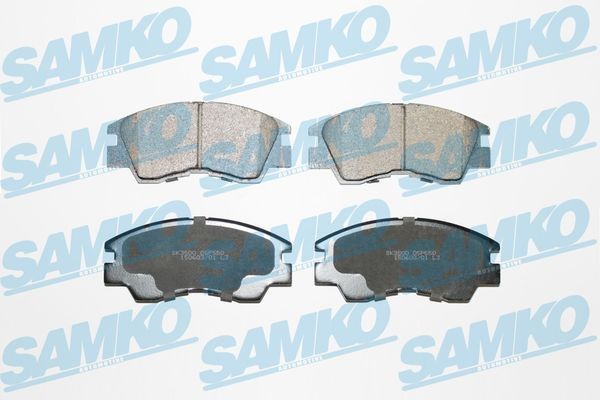 SAMKO Bromsbelägg 5SP550 SAMKO 5SP550 Bromsbelägg MITSUBISHI L300 / Delica II Flak / Chassi (L03_P) 2.5 (L039P) 71 hk 2005