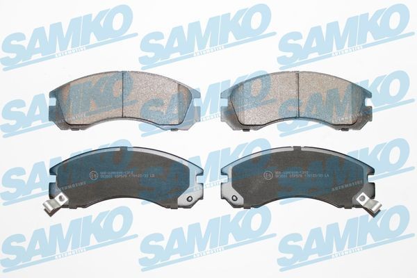 SAMKO Bremseklosser 5SP578 SAMKO 5SP578 Bremseklosser MITSUBISHI L200 III Pick-up (K6) 2.5 TD 4WD 87 hk 1998