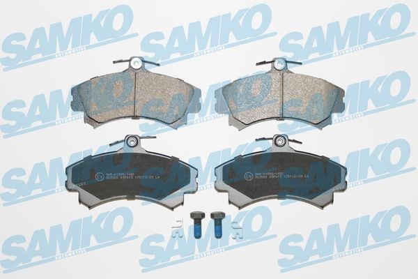 SAMKO Brzdové doštičky/platničky 5SP615 Brzdové platničky SAMKO Volvo S40 5SP615