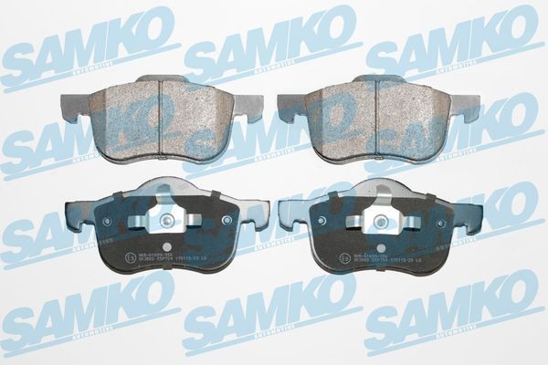 SAMKO Bromsbelägg 5SP704 5SP704 SAMKO bromsbeläggsats VOLVO 240