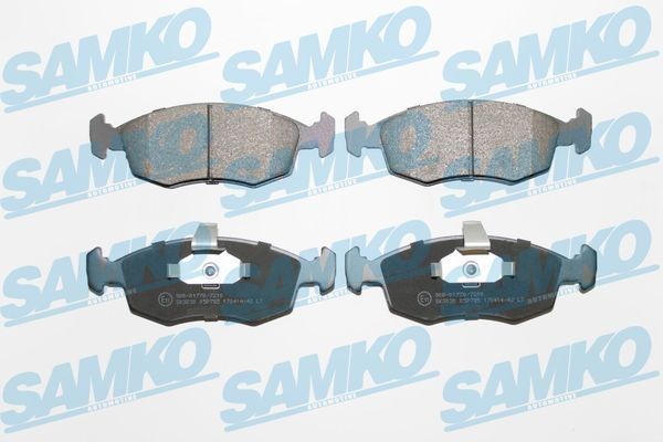 SAMKO Brake pad set 5SP785 SAMKO 5SP785 Brake pad set FIAT Strada Pickup (178) 1.8 Flex 110 hp 2004