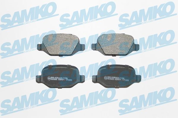SAMKO Kit pastiglie freni 5SP871 5SP871 Pastiglie freno sportive LANCIA SAMKO costo