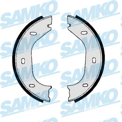 SAMKO Σετ σιαγόνων φρένων, χειρόφρενο 80010 80010 Σιαγώνες χειροφρένου BMW Σειρά 1 SAMKO