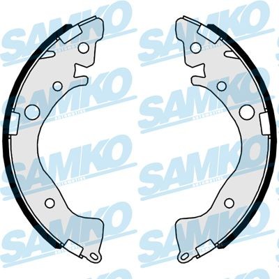 Remschoenset SAMKO 81079 SAMKO 81079 Trommelrem HONDA CIVIC 2013