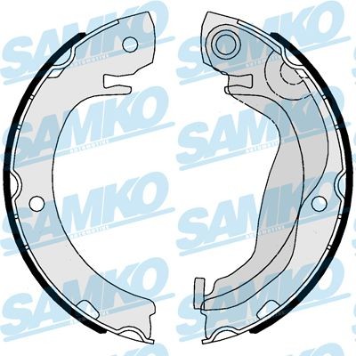SAMKO Handbromsbackar 81123 81123 SAMKO handbromsbelägg Toyota AURIS