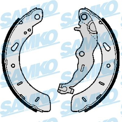 SAMKO Bremsebakkesæt 81132 SAMKO 81132 Tromlebremser FORD Focus Mk3 Van / Hatchback billig