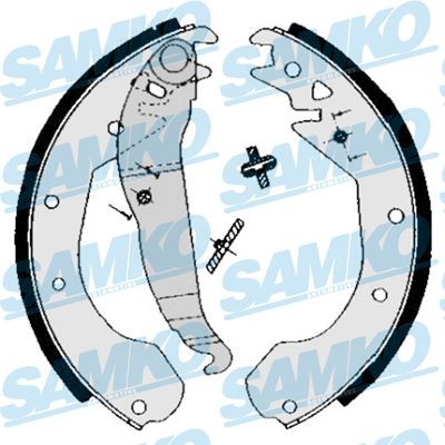 SAMKO Bremsebakkesæt 84650 SAMKO 84650 Bremsebakker Opel Combo B billig