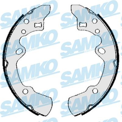 SAMKO Sada brzdových čeľustí 85620 SAMKO 85620 Sada brzdových čeľustí Mazda 626 Coupe GD originálne cena