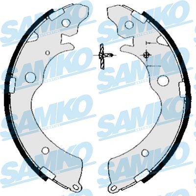 SAMKO Remschoenset 85690 SAMKO 85690 originele Remschoenen Honda Accord 4 kosten