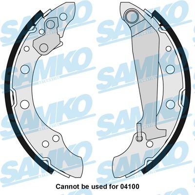 SAMKO Bremžu loku komplekts 85730 85730 Trumuļu bremzes SAMKO SKODA FABIA