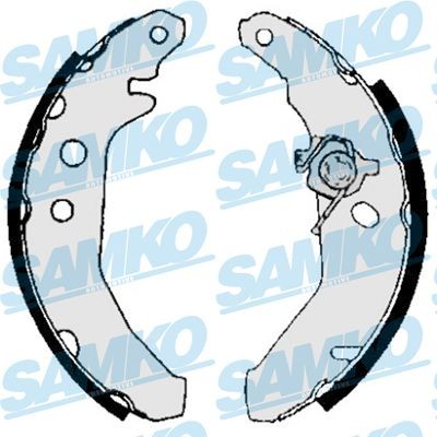 SAMKO Bromsbacksats 85740 85740 SAMKO bromsbackar Ford CAPRI