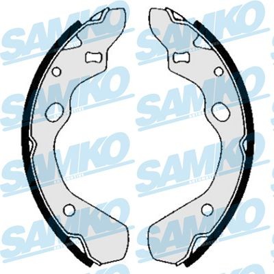 SAMKO Sada brzdových čeľustí 85800 SAMKO 85800 Brzdové čeluste Mazda 626 Coupe GD lacné
