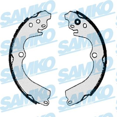 SAMKO Brake Shoe Set 86230 SAMKO 86230 Subaru Outback BR drum brake pads replacement