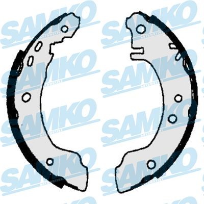 SAMKO Bremžu loku komplekts 86780 SAMKO 86780 Bremžu loku Nissan Almera N15 cena