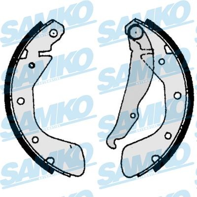 SAMKO Sada brzdových čeľustí 86800 SAMKO 86800 originálne Brzdové čeluste Opel Combo B cena