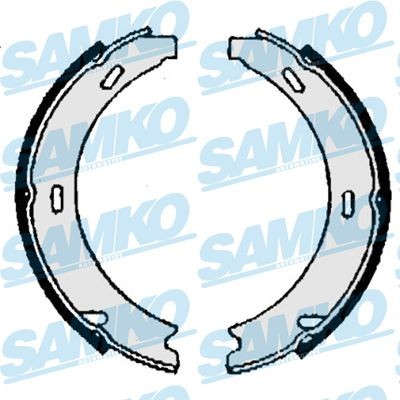SAMKO Handbrake shoes 86870 86870 SAMKO handbrake brake pads for DODGE
