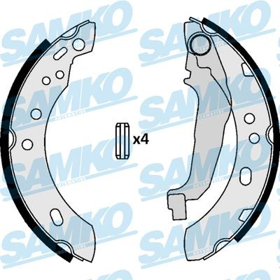 SAMKO Bremsesko sett 87090 Bremsesko sett SAMKO Nissan JUKE 87090