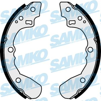 SAMKO Piduriklotside komplekt 87440 SAMKO 87440 Trummelpiduriklotsid Kia Sephia FA originaal hind