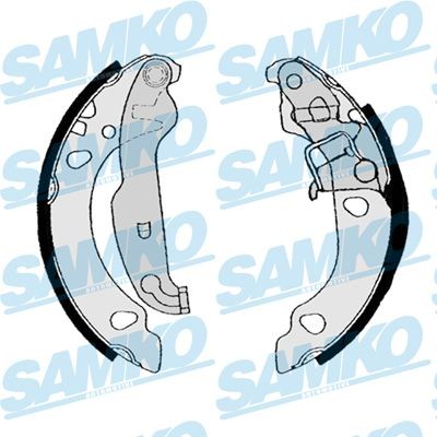 SAMKO Piduriklotside komplekt 88190 Trummelpiduriklotsid SAMKO Mazda 3 88190