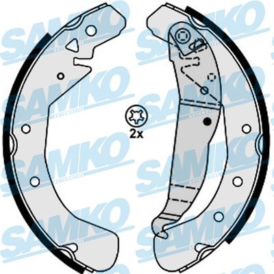 SAMKO Jogo de maxilas de travão 88210 SAMKO 88210 Cintas de travão Astra H Hatchback preço