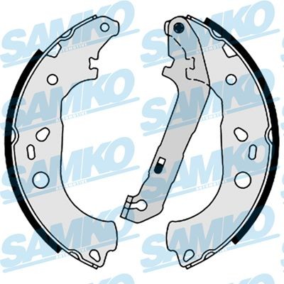 SAMKO Jogo de maxilas de travão 88600 SAMKO 88600 originais Maxilas de travão Ford Focus DYB Hatchback custo