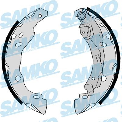 SAMKO Bremsebakkesæt 88630 88630 Tromlebremser HYUNDAI GETZ SAMKO