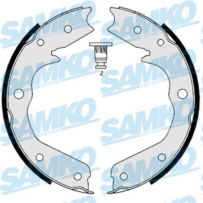 SAMKO Handbromsbackar 88970 SAMKO 88970 Broms HONDA Jazz Hatchback (AA) 1985
