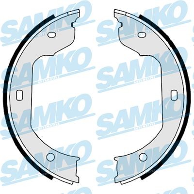 Bremsebakkesæt, parkeringsbremse SAMKO 89110 SAMKO 89110 Håndbremseklodser BMW Z4 2007
