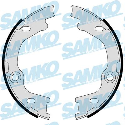 SAMKO Σετ σιαγόνων φρένων, χειρόφρενο 89630 Χειρόφρενο Hyundai GD 89630 SAMKO