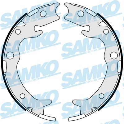 SAMKO Handbromsbackar 89790 Byta Handbromsbackar HONDA FR-V (BE) kostnad SAMKO 89790