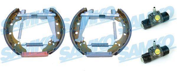 SAMKO Kit freno, Freno a tamburo KEG326 SAMKO KEG326 Kit freno, Freno a tamburo VOLKSWAGEN Maggiolino 1300 1.3 (11) 40 CV 1971
