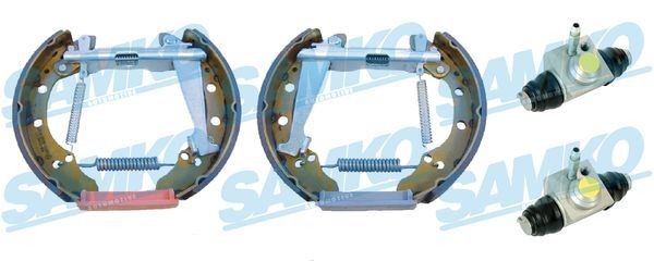 SAMKO Bremsesett, trommebremse KEG556 SAMKO KEG556 Bremsesett, trommebremse VW Fox Hatchback (5Z1, 5Z3, 5Z4) 1.6 Total Flex 98 hk 2008