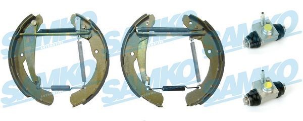 Bremsbackensatz SAMKO KEG612 SAMKO KEG612 Bremsbackensatz für Trommelbremse VW CADDY 2007 Kosten