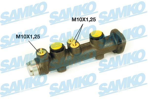 SAMKO Bremsehovedcylinder P07562 SAMKO P07562 Lada Nova 2105 Hovedcylinder til bremsesystem pris