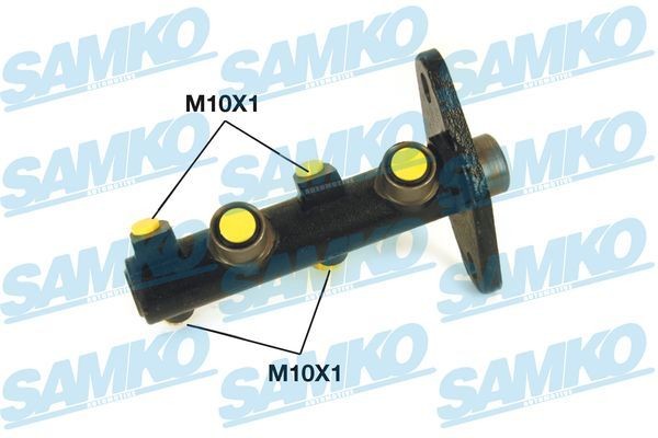 SAMKO Bremsehovedcylinder P08446 SAMKO P08446 Ford Fiesta Mk4 JVS Bremsehovedcylinder pris