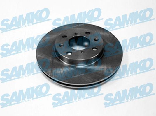Remschijf SAMKO S5001V SAMKO S5001V: Remschijven set Opel AGILA 2014